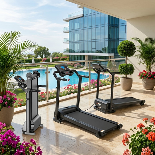Treadmill with incline - 9%,