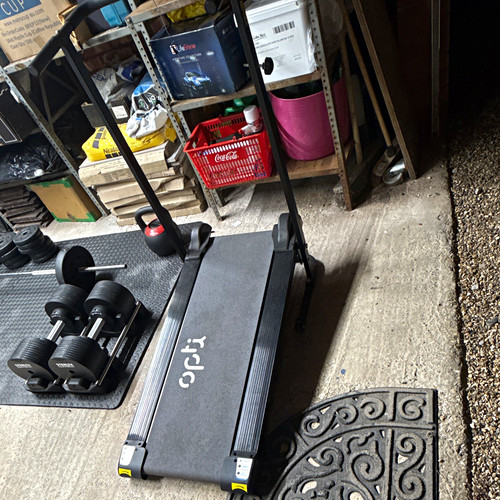 Opti manual treadmill foldaway - manual,