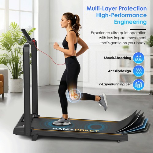 Folding electric treadmill - folding,