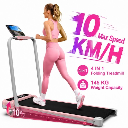 Walking pad treadmill with - walking, 10%