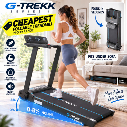 Trekk treadmill 5hp 180kg - g-trekk,