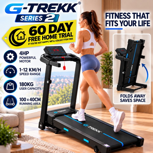 Trekk 4hp treadmill 180kg - g-trekk,