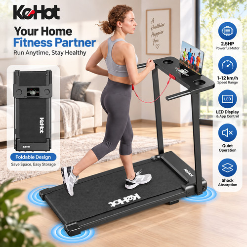 Foldable treadmill 5hp - treadmill, 2.5hp