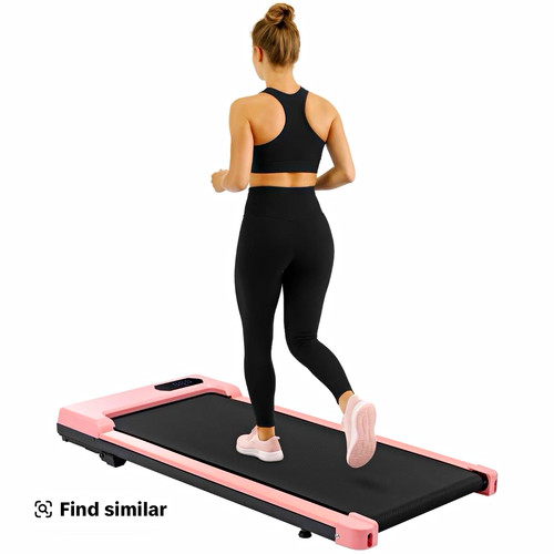 Pink electric walking pad - walking,