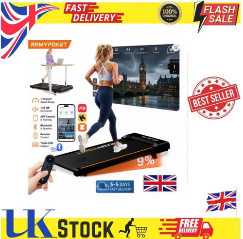 Walking pad with incline - walking, under