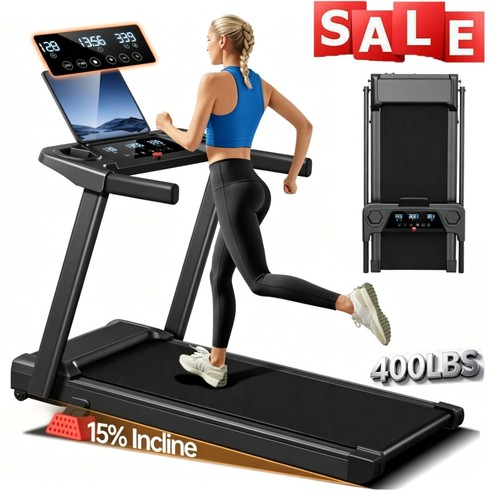 Treadmills with incline - 15%,
